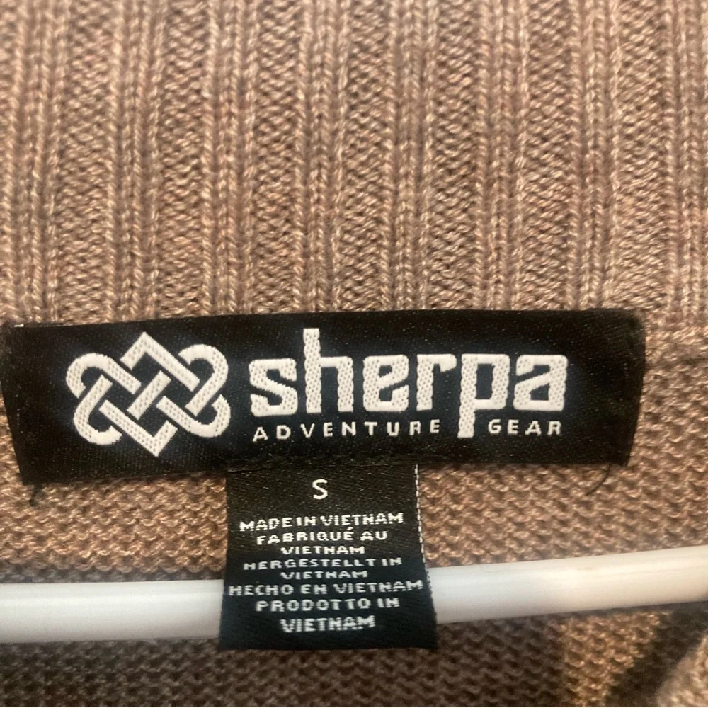 New Sherpa Adventure Gear Devaki Crew Men's Sweater Fair Isle Merino Wool Size S
